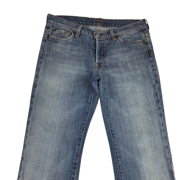 7 For All Mankind Boy Cut Denim Jeans 28 - Picture 4 of 13